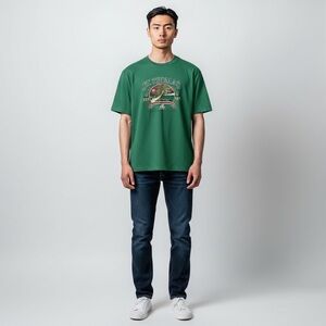 St. Thomas US Virgin Islands T-Shirt Men’s‎ XXL Green Graphic Tourist Tee